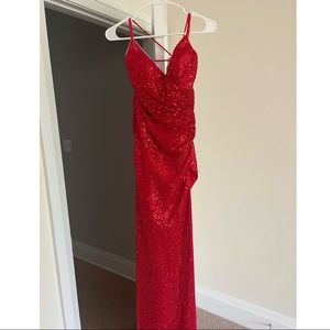 Lady Black Tie Eclipse Gown Red XS